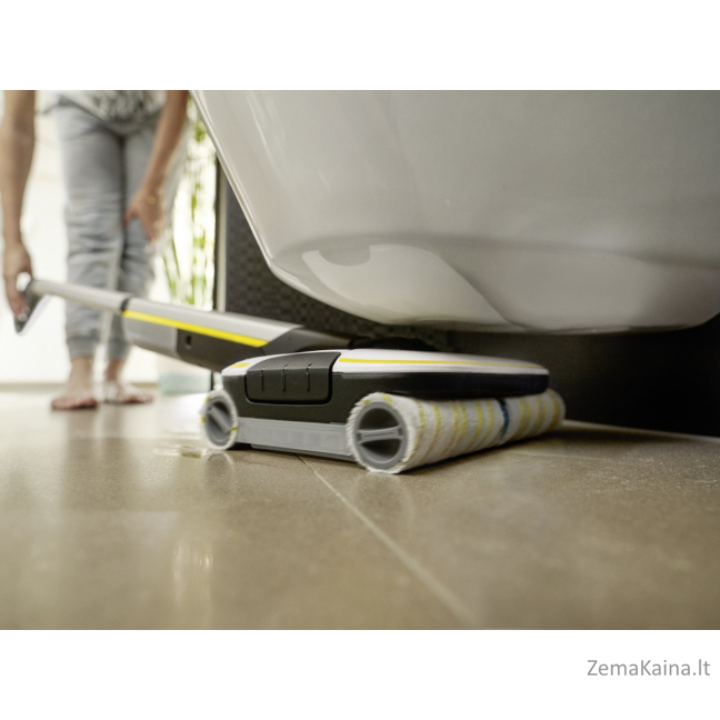 Kärcher FC 7 CORDLESS Elektrinė šluota Baterija Drėgnas Bemaišis Juoda, Balta, Geltona 2,85 Ah 7
