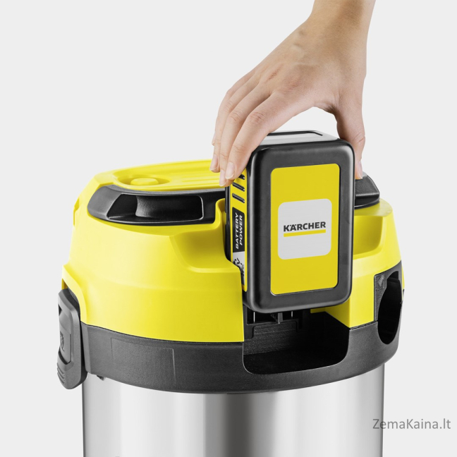Kärcher WD 3-18 17 L Būgninis siurblys Sausas ir drėgnas 225 W Dulkių maišas 2
