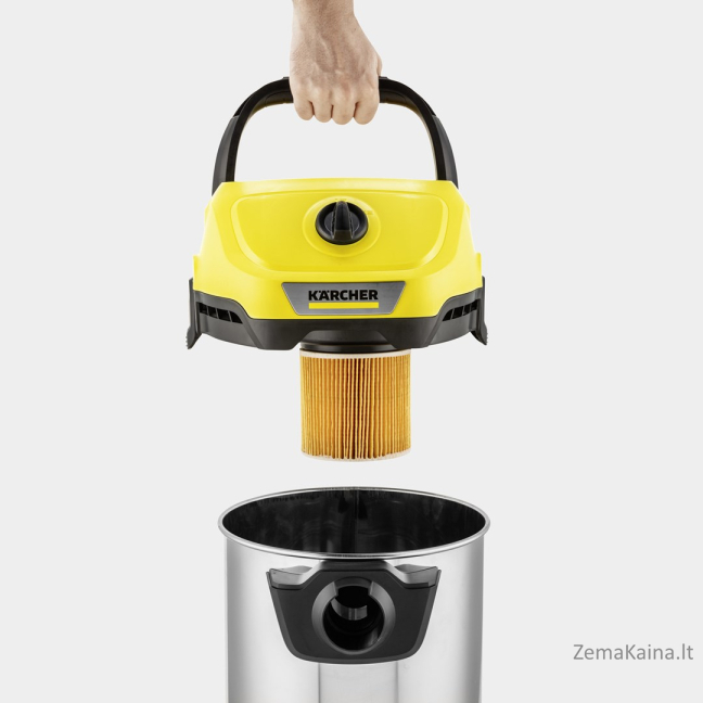 Kärcher WD 3-18 17 L Būgninis siurblys Sausas ir drėgnas 225 W Dulkių maišas 3