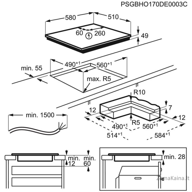 Kaitlentė AEG IKE64441IB 1