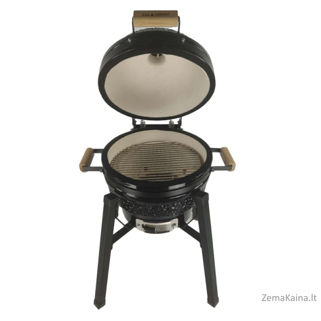 Kamado grilis su priedais Zyle 39,8 cm, Starter, ZY16KSBLSET, juodas 3