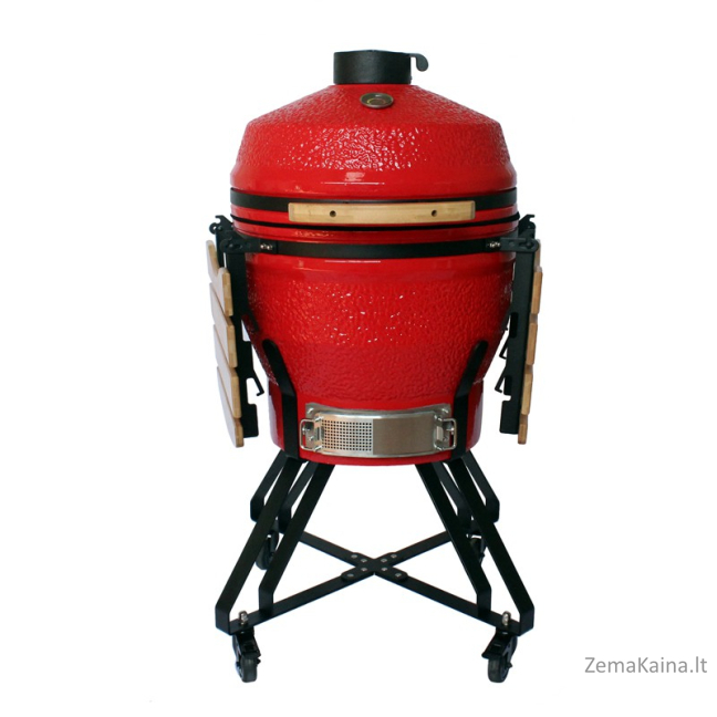Kamado grilis su priedais Zyle 56 cm, Large ,raudonas 5
