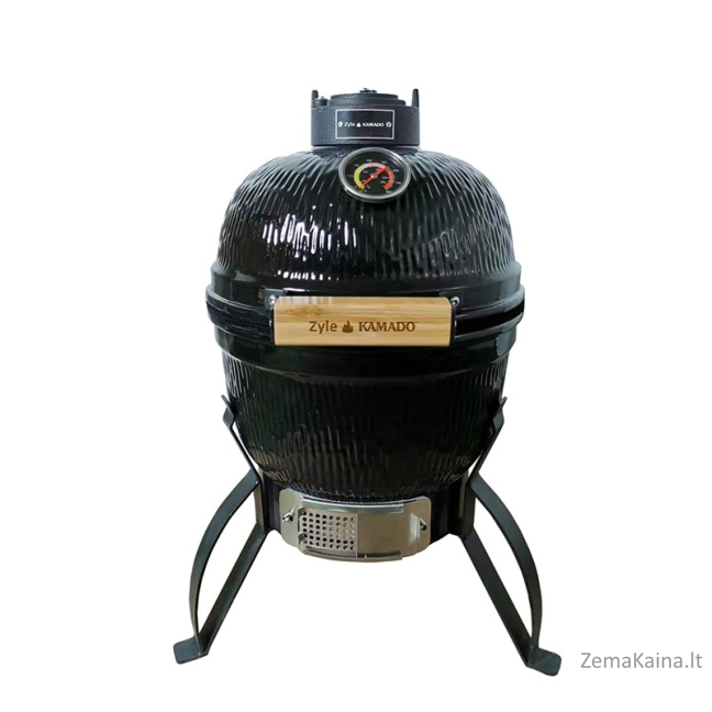 Kamado grilis Zyle 33 cm, Mini ZY13KSBLBBQ, juodas