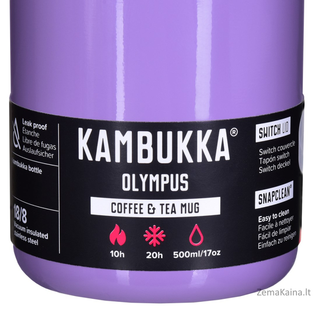 Kambukka kubek termiczny Olympus 500ml -  Violet 6