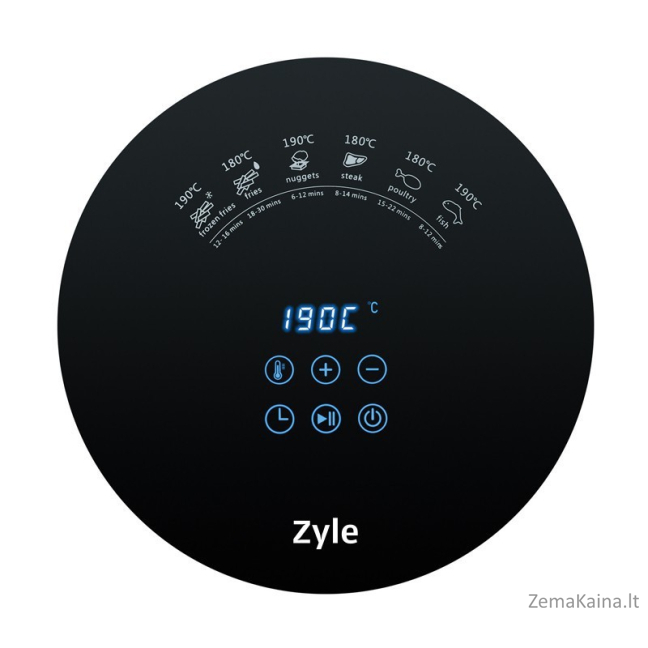Karšto oro gruzdintuvė Zyle ZY002BAF, juoda, 1500 W 4