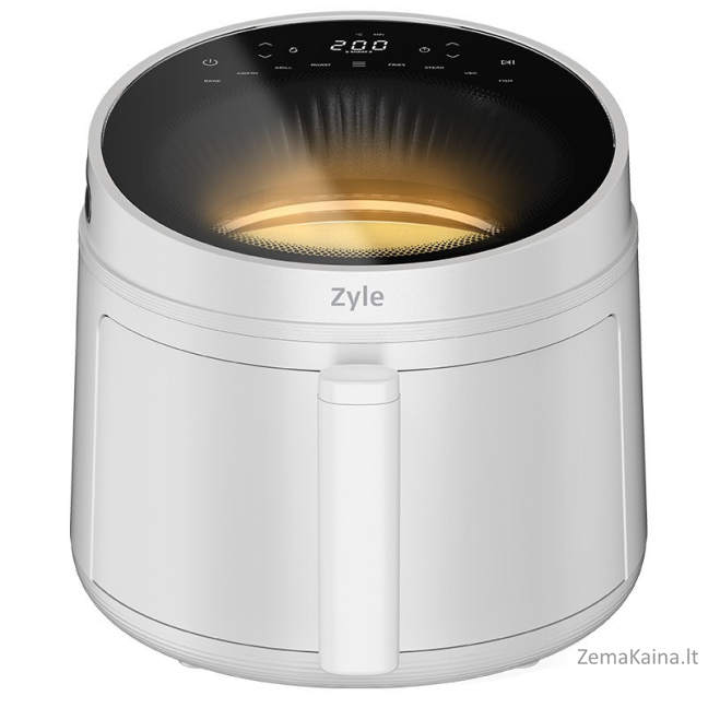 Karšto oro gruzdintuvė Zyle ZY502WAF, balta, 5 l, 1500 W 1