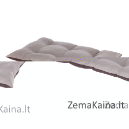 KERBL Ely gulėjimo pagalvė ruda ir smėlio spalvos - gyvūnų lova - 115 x 75 x 11 cm
