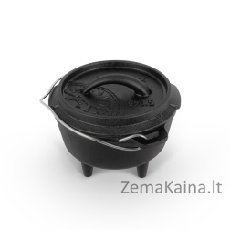 Ketaus puodas Petromax FT0.5 (su kojelėmis) 0.56 l