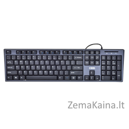 Keyboard + mouse Set IBOX IKMS606 (USB 2.0; (US); black color; Optical; 800 DPI)