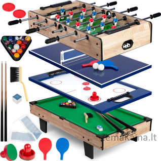 Kelių žaidimų stalas 4in1 Neo Sport NS-800 80x43x30cm  medinis