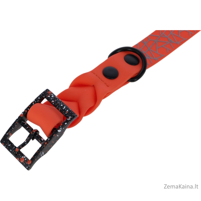 KERBL Puno Šviesą atspindintis antkaklis šuniui - oranžinis - 36-45cm 2
