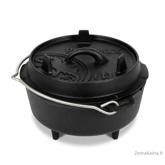 Ketaus puodas Petromax FT3 (su kojelėmis) 1.6 l
