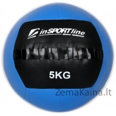 Kimštinis svorinis kamuolys inSPORTline WallBall 5 kg