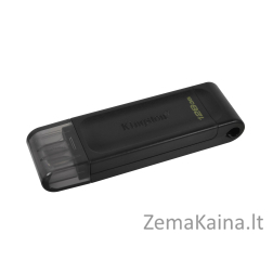 Kingston Technology DataTraveler 70 USB atmintukas 128 GB C tipo USB 3.2 Gen 1 (3.1 Gen 1) Juoda