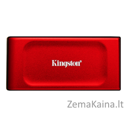 Kingston Technology XS1000 Red 2 TB C tipo USB 3.2 Gen 2 (3.1 Gen 2) Raudona