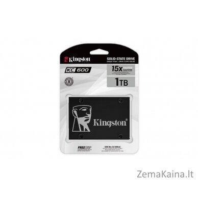 Kingston Technology KC600 2.5" 1024 GB „Serial ATA III“ 3D TLC 3