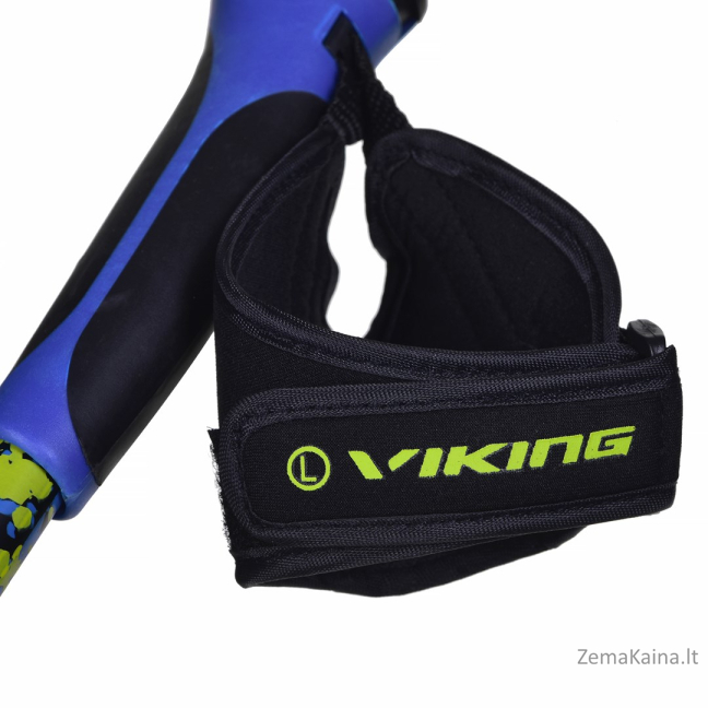 Kije Viking Ruten Pro Nordic Walking niebiesko/limonkowe 3