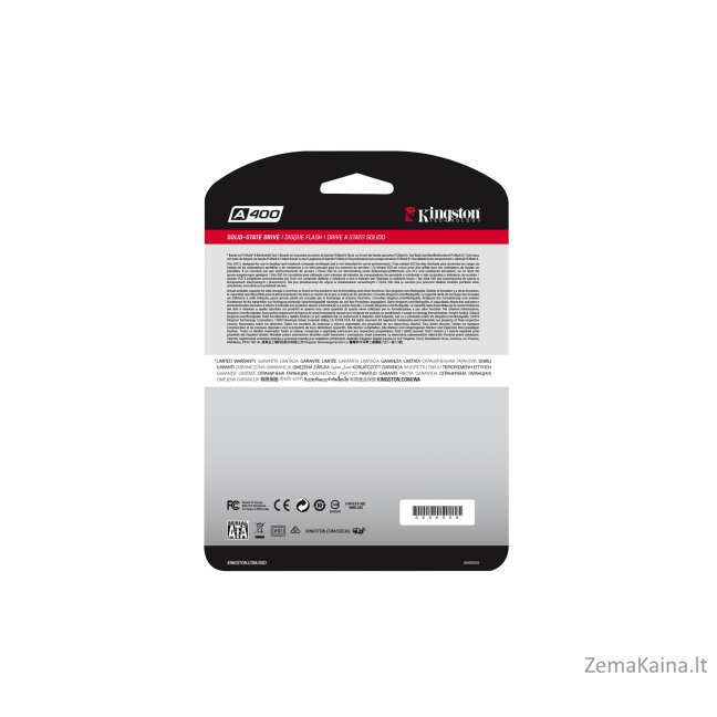 Kingston Technology A400 2.5" 240 GB „Serial ATA III“ TLC 1