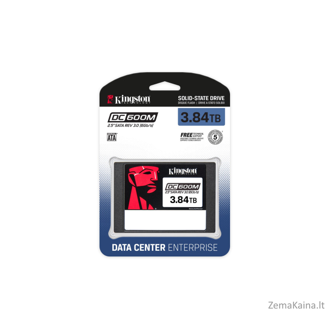 Kingston Technology DC600M 2.5" 3,84 TB „Serial ATA III“ 3D TLC NAND 2