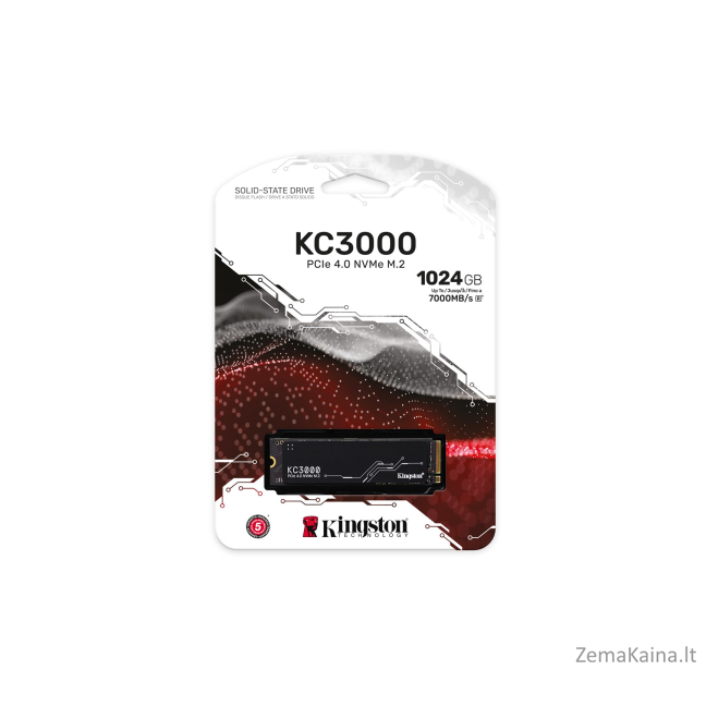 Kingston Technology KC3000 M.2 1024 GB PCI Express 4.0 3D TLC NVMe 1