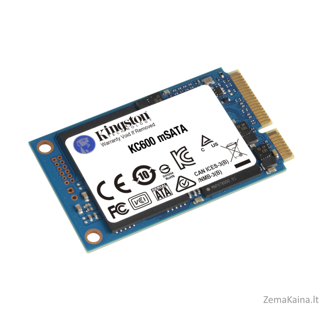 Kingston Technology KC600 mSATA 1,02 TB „Serial ATA III“ 3D TLC 2