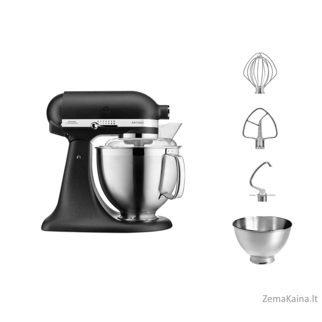 KitchenAid ARTISAN 5KSM185PS virtuvinis kombainas 300 W 4,8 L Juoda 1