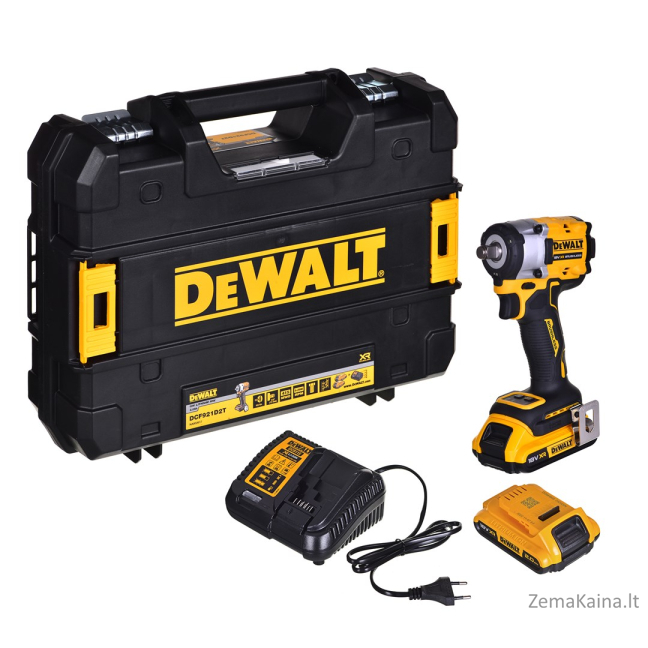 Klucz udarowy 1/2" 18V 2x2,0Ah DCF921D2T DEWALT 14