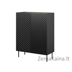 Knygų spinta 2D2SZ ONDA 98x45x127 juoda