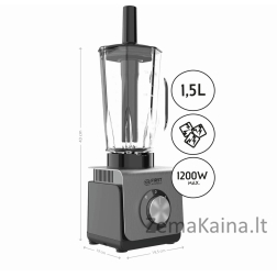 Kokteilinė First FA-5240-2 1200 W 1.5 L stiklinis indas