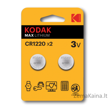 Kodak CR1220 Vienkartinė baterija Litis
