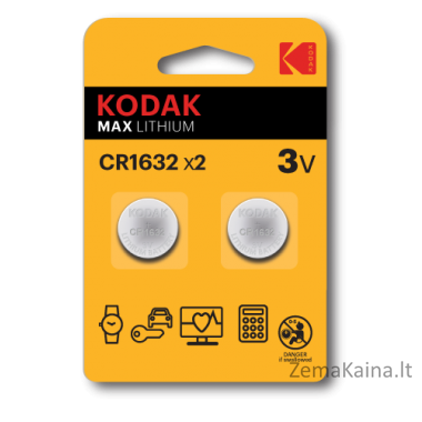 Kodak CR1632 Vienkartinė baterija Litis