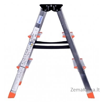 Kopėčios Krause Dopplo double-sided step ladder silver 2