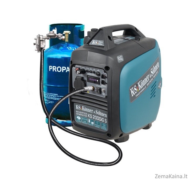 KÖNNER & SÖHNEN HIBRIDINIS INVERTERIO GENERATORIUS 1,8 kW 230 V KS 2000IG S