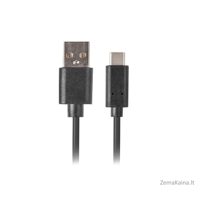 Lanberg CA-USBO-20CU-0010-BK kabel USB 1 m USB 2.0 USB A USB C Juoda 1
