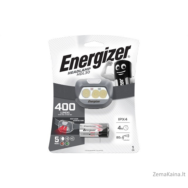 LATARKA ENERGIZER HEADLIGHT HDL30 3AAA 400 lm