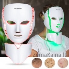 LED šviesos terapijos veido/kaklo kaukė Light inSPORTline Hilmana