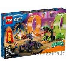 LEGO CITY 60339 DVIGUBOS KILPOS KASKADININKŲ ARENA