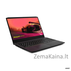 Lenovo IdeaPad Gaming 3 Knyginis kompiuteris 39,6 cm (15.6") „Full HD“ AMD Ryzen™ 5 5500H 16 GB DDR4-SDRAM 512 GB SSD NVIDIA GeForce RTX 2050 Wi-Fi 5 (802.11ac) Windows 11 Home Juoda