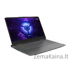 Lenovo LOQ Knyginis kompiuteris 39,6 cm (15.6") „Full HD“ Intel® Core™ i5 i5-13500H 16 GB DDR5-SDRAM 1 TB SSD NVIDIA GeForce RTX 4060 Wi-Fi 6 (802.11ax) Windows 11 Home Pilka