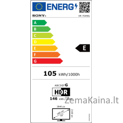 LED televizorius SONY XR75X90LAEP