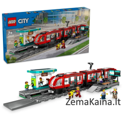 LEGO City 60423 Tramwaj miejski ze stacją