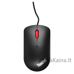 Lenovo 4Y51D20850 kompiuterio pelė Abiems rankoms C tipo USB Optinis 2400 DPI