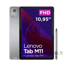 Lenovo Tab M11 Mediatek 128 GB 27,9 cm (11") 4 GB Wi-Fi 5 (802.11ac) Android 13 Pilka