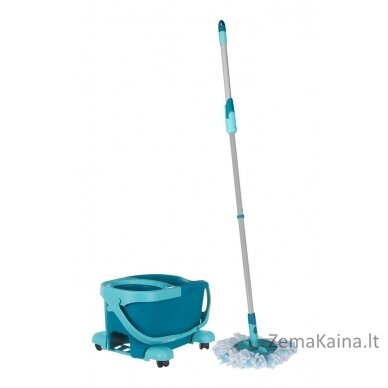 LEIFHEIT Clean Twist Mop Ergo mobile grindų valymo rinkinys / kibiras Viengubas bakelis Mėlyna 3