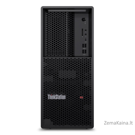 Lenovo ThinkStation P3 Tower Intel® Core™ i5 i5-14600K 16 GB DDR5-SDRAM 1 TB SSD Windows 11 Pro Kompiuterizuotos darbo vietos Juoda