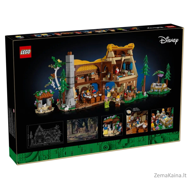 LEGO 43242 Disney Chatka Królewny Śnieżki i siedmiu krasnoludków 4