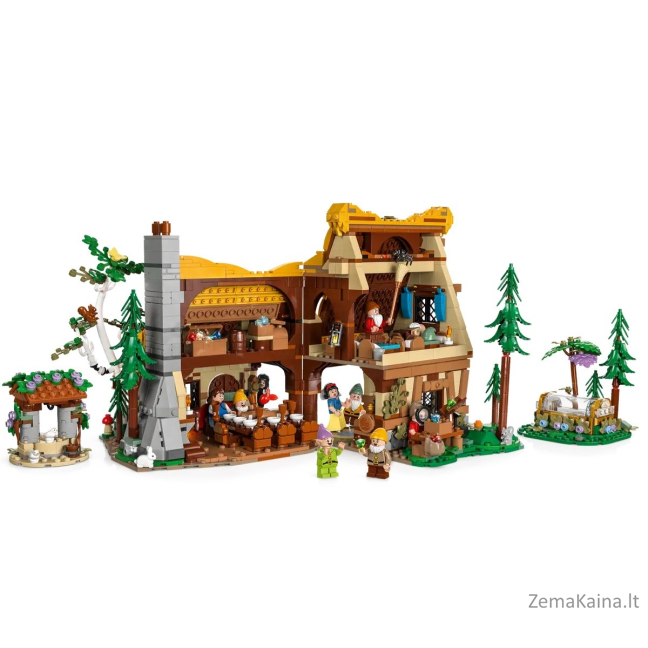 LEGO 43242 Disney Chatka Królewny Śnieżki i siedmiu krasnoludków 6