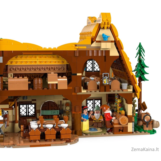 LEGO 43242 Disney Chatka Królewny Śnieżki i siedmiu krasnoludków 7
