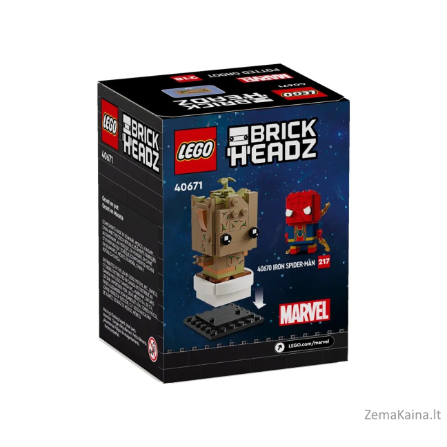LEGO BRICKHEADZ 40671 Groot pasodintas vazonuose 1