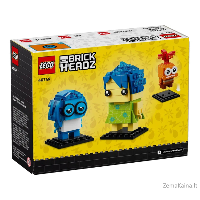 LEGO BRICKHEADZ 40749 Džiaugsmas, Liūdesys ir Nežinomybė 1